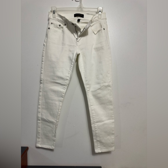 Banana Republic Denim - Banana Republic Ivory Skinny Fit Jeans